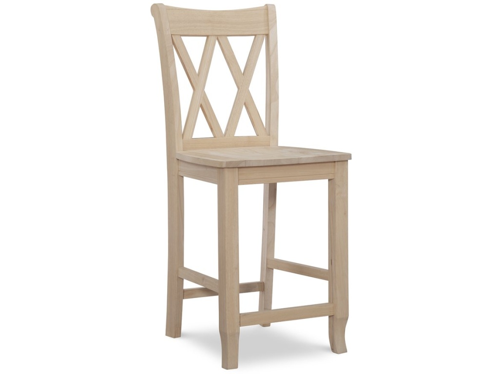24'' Double XX Back Counter Stool - image 1