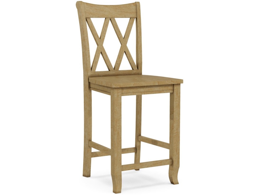 24'' Double XX Back Counter Stool - main image