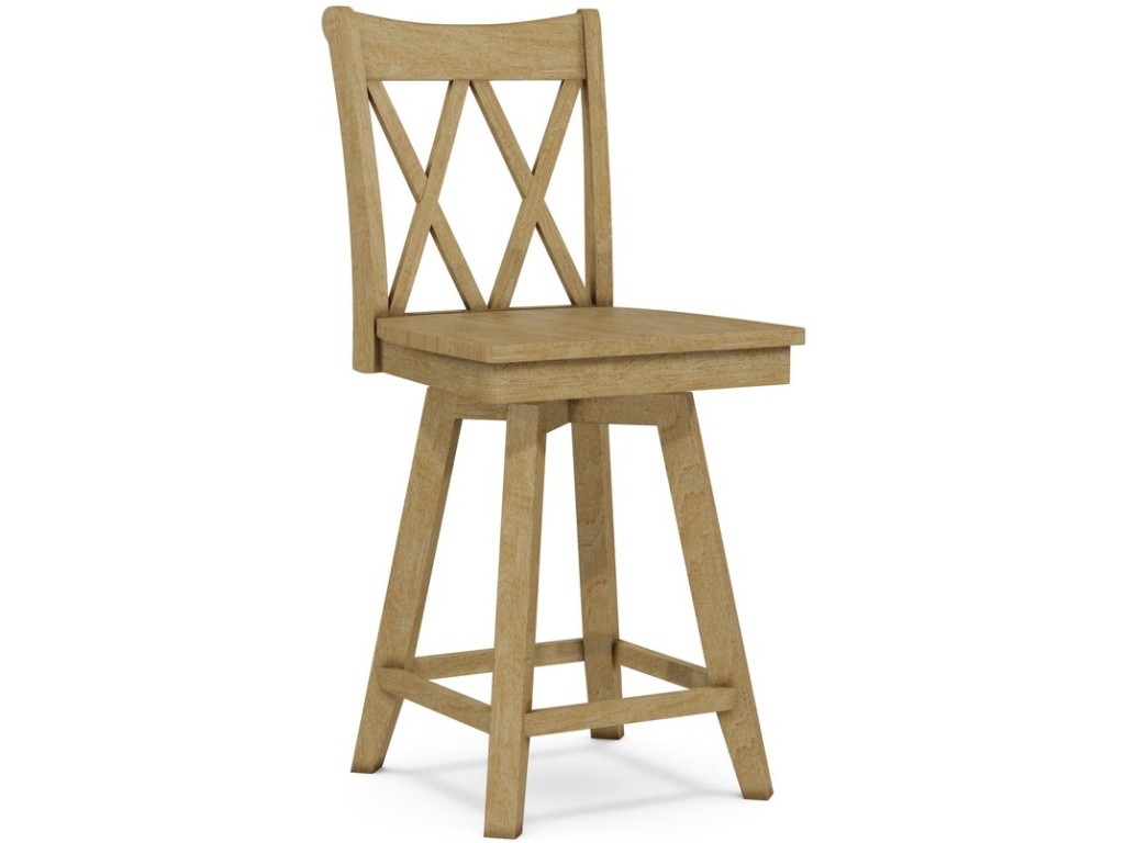 24'' XX Back Swivel Counter Stool - main image