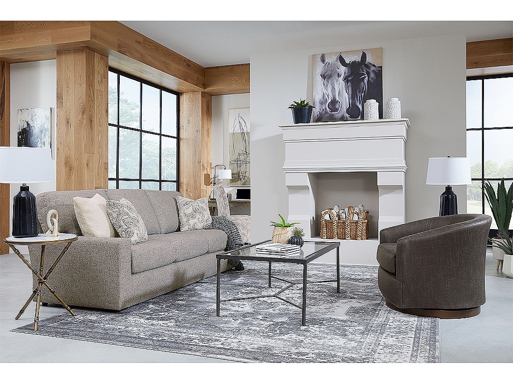 Dovely Stationary Sofa W/ 2 Pillows - image 8