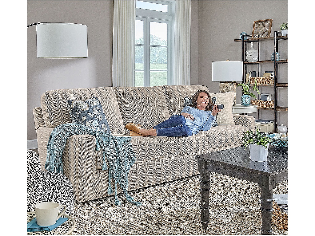 Dovely Stationary Sofa W/ 2 Pillows - image 9