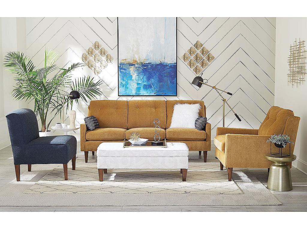 Peony Storage Bench Ottoman - image 3