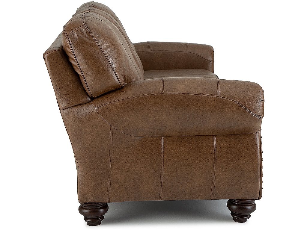 Best Home Furnishings Noble Top-Grain Leather Stationary Sofa, alternate view 2