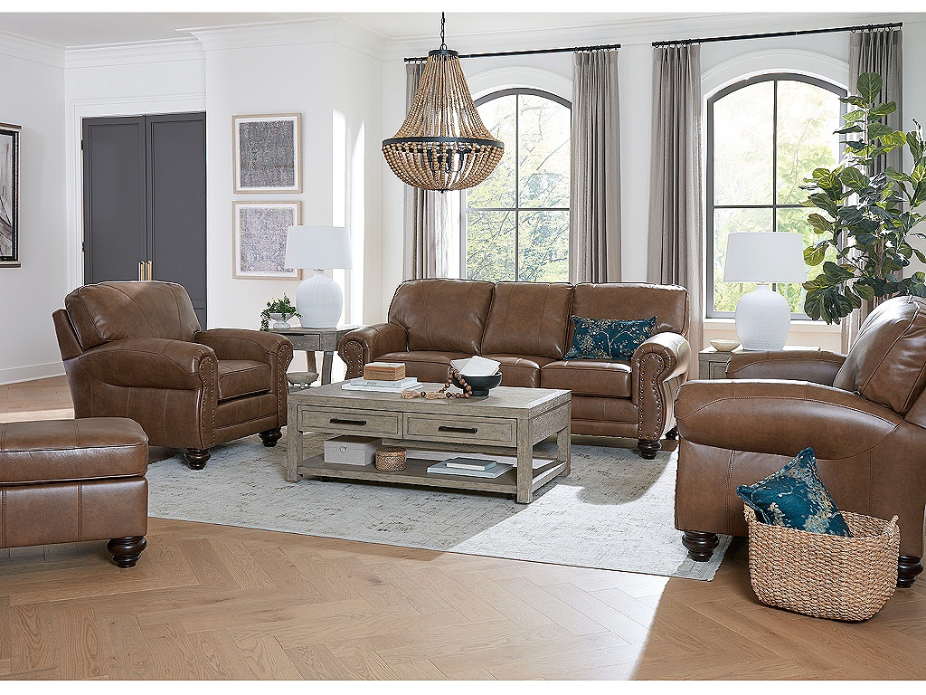 Noble Leather Club Chair - image 6