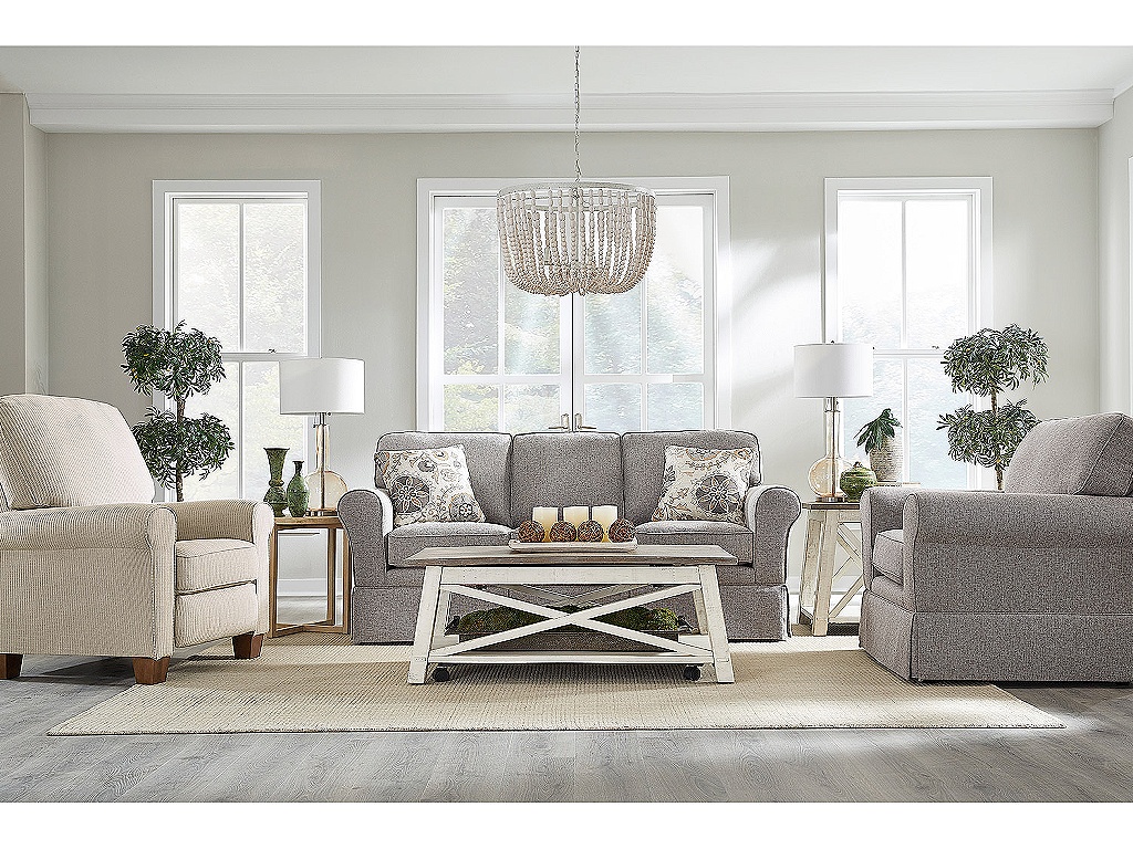 Susanna Rolled Arm Skirted Sofa - image 13