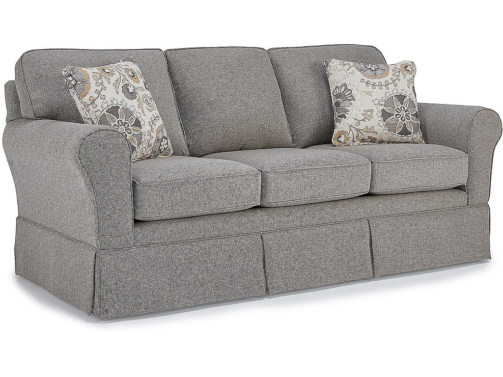 Susanna Rolled Arm Skirted Sofa - main image