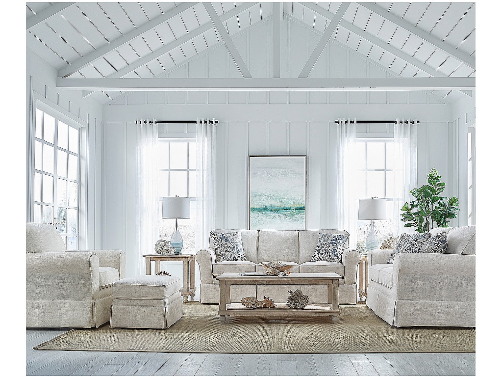 Susanna Rolled Arm Skirted Sofa - image 11