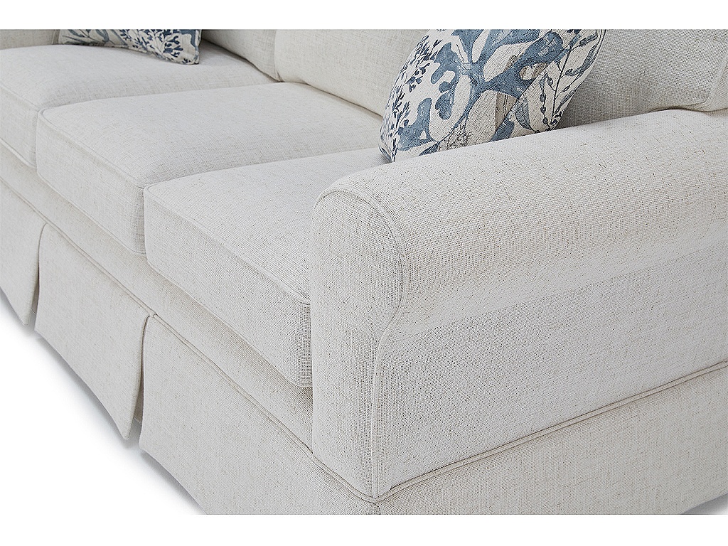 Susanna Rolled Arm Skirted Sofa - image 9