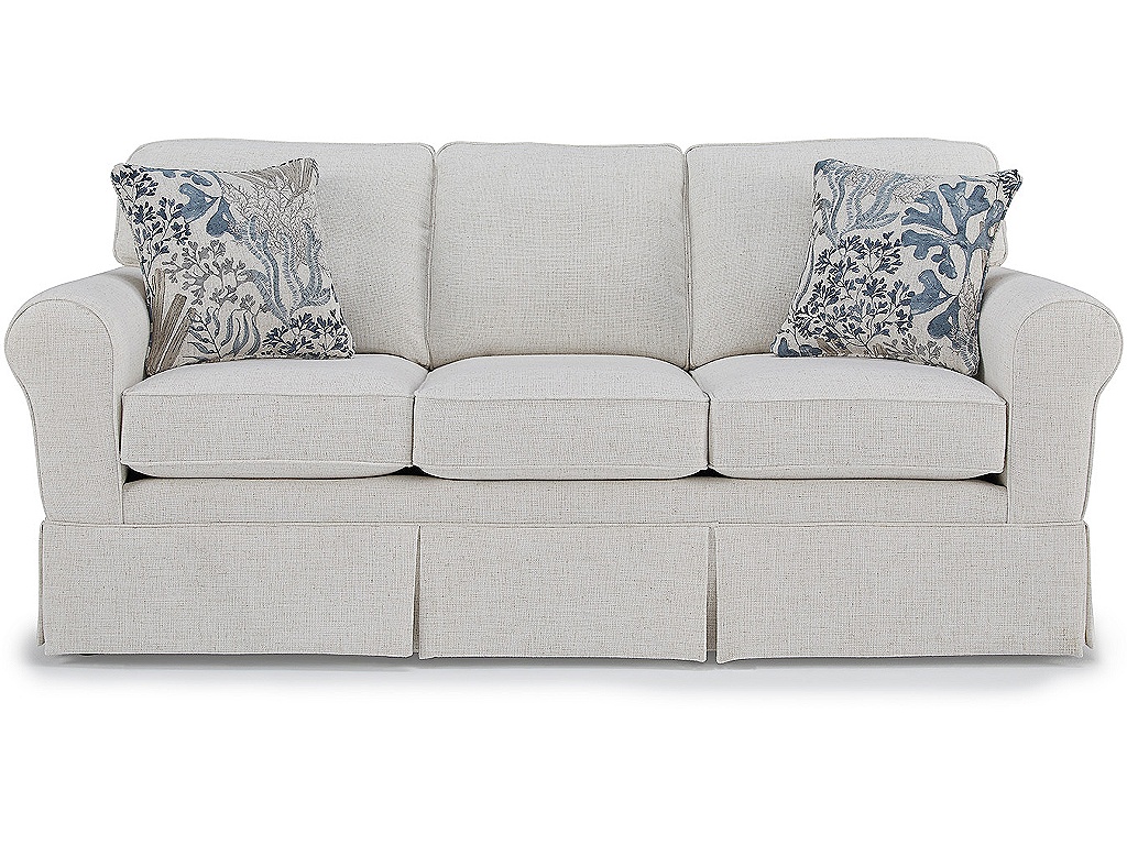Susanna Rolled Arm Skirted Sofa - image 6