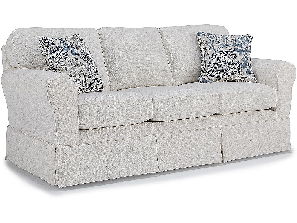 Susanna Rolled Arm Skirted Sofa - image 5