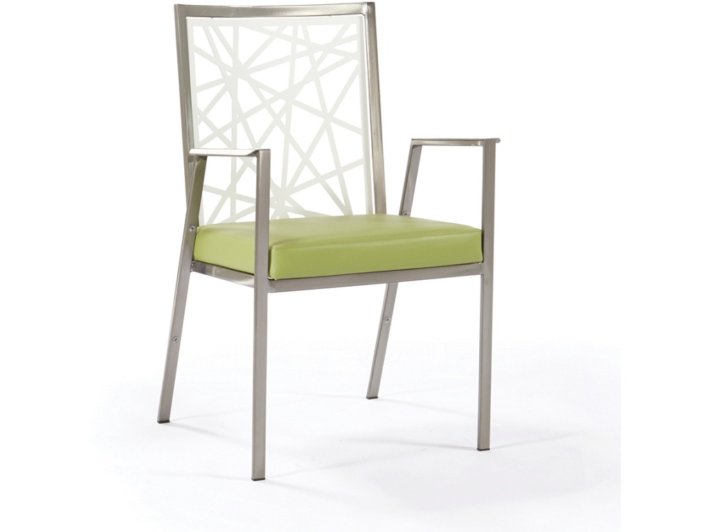 Luca Stacking Arm Chair, Enigma Insert - main image