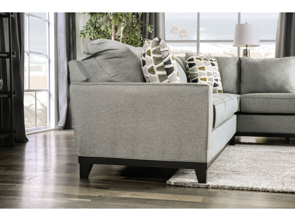 Sectional, Gray - image 4