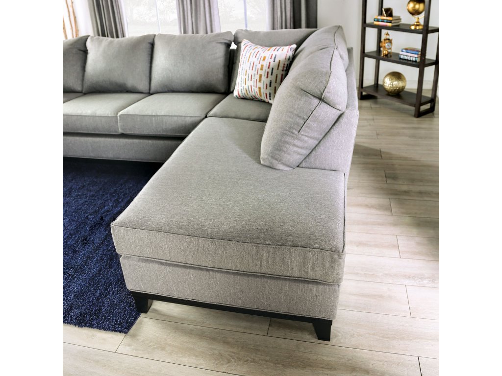 Sectional, Light Gray - image 3