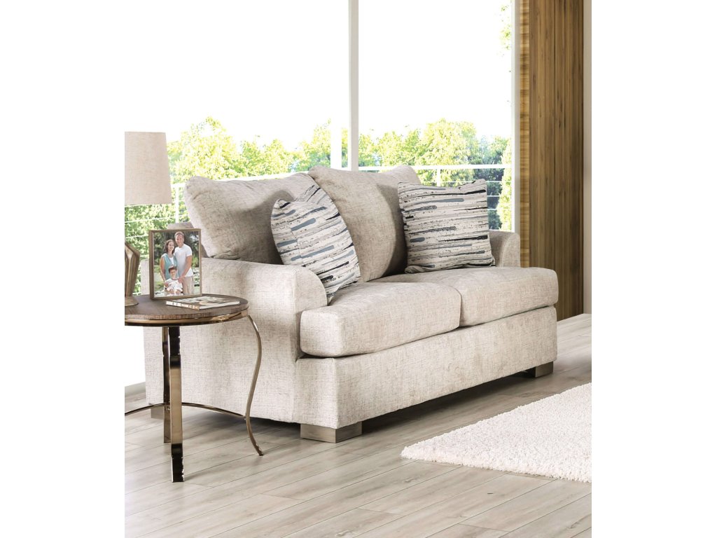 Loveseat, Cream - main image