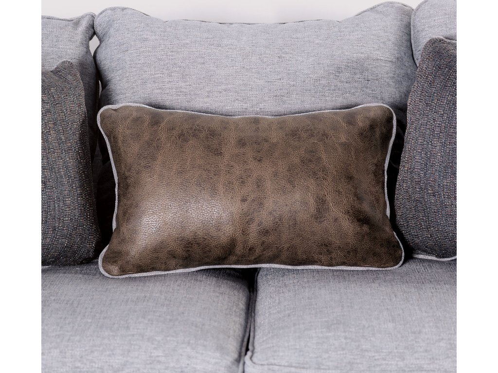 Loveseat, Light Gray/Brown - image 3