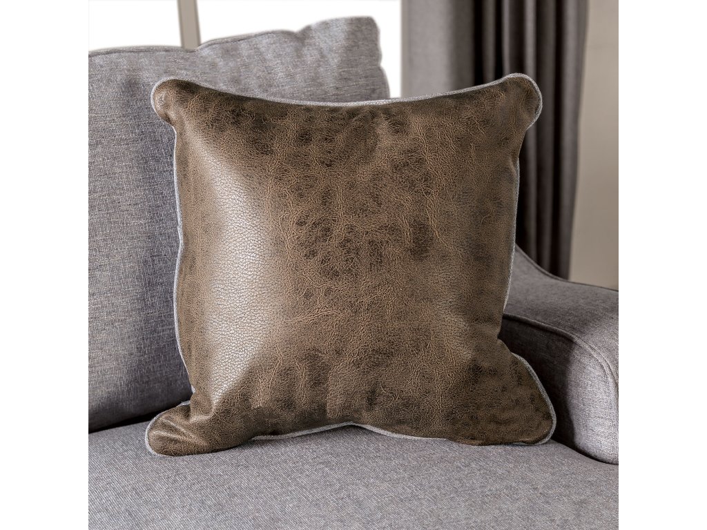 Loveseat, Light Gray/Brown - image 4