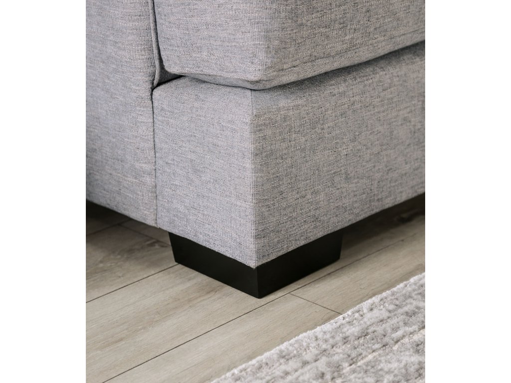 Loveseat, Light Gray/Brown - image 6