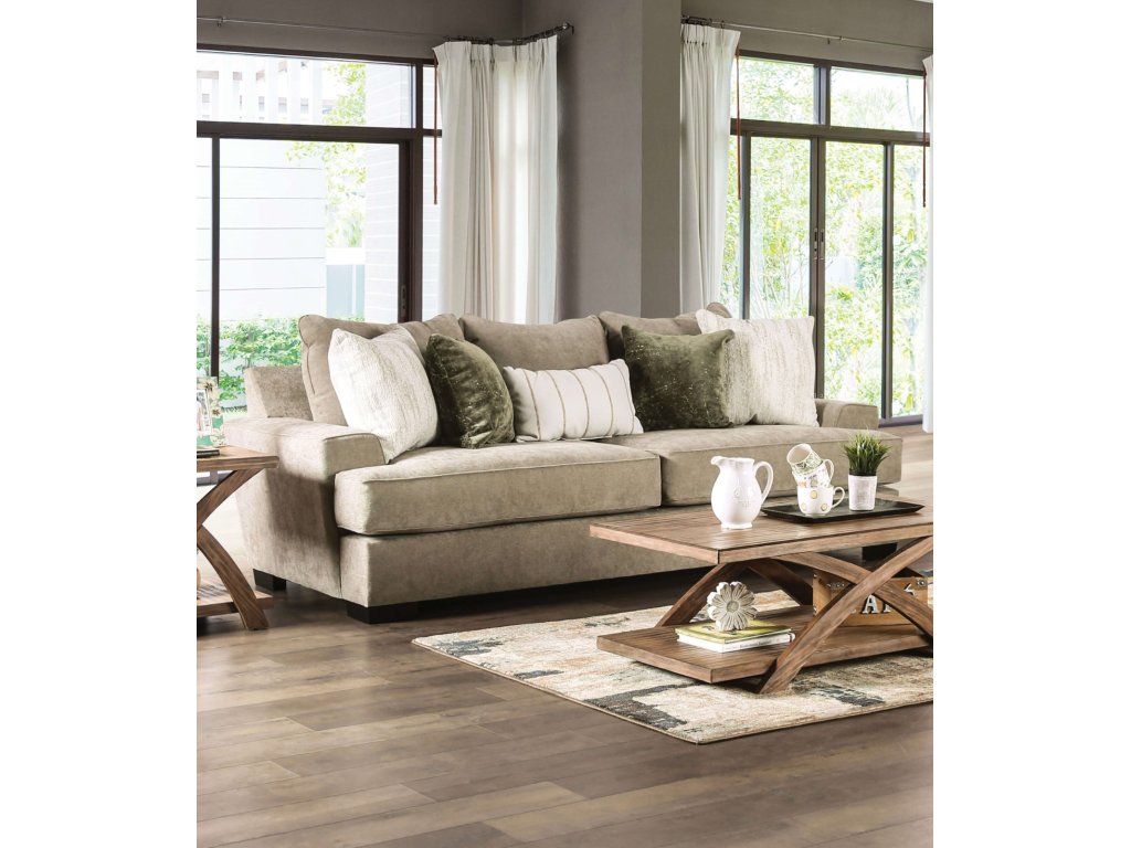 Sofa, Ash Green/Ivory - main image