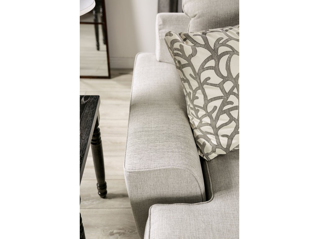 Sofa, Light Gray/Black - image 4