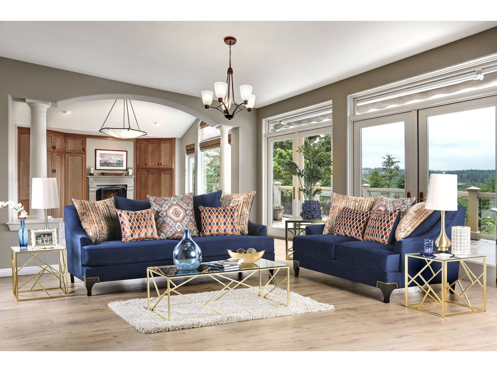 Sofa, Navy - image 1