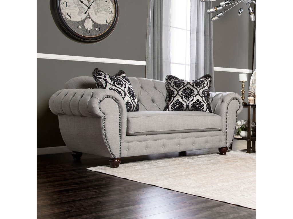 Loveseat, Gray - main image