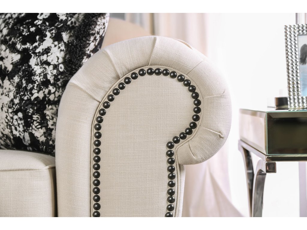 Loveseat, Beige - image 5