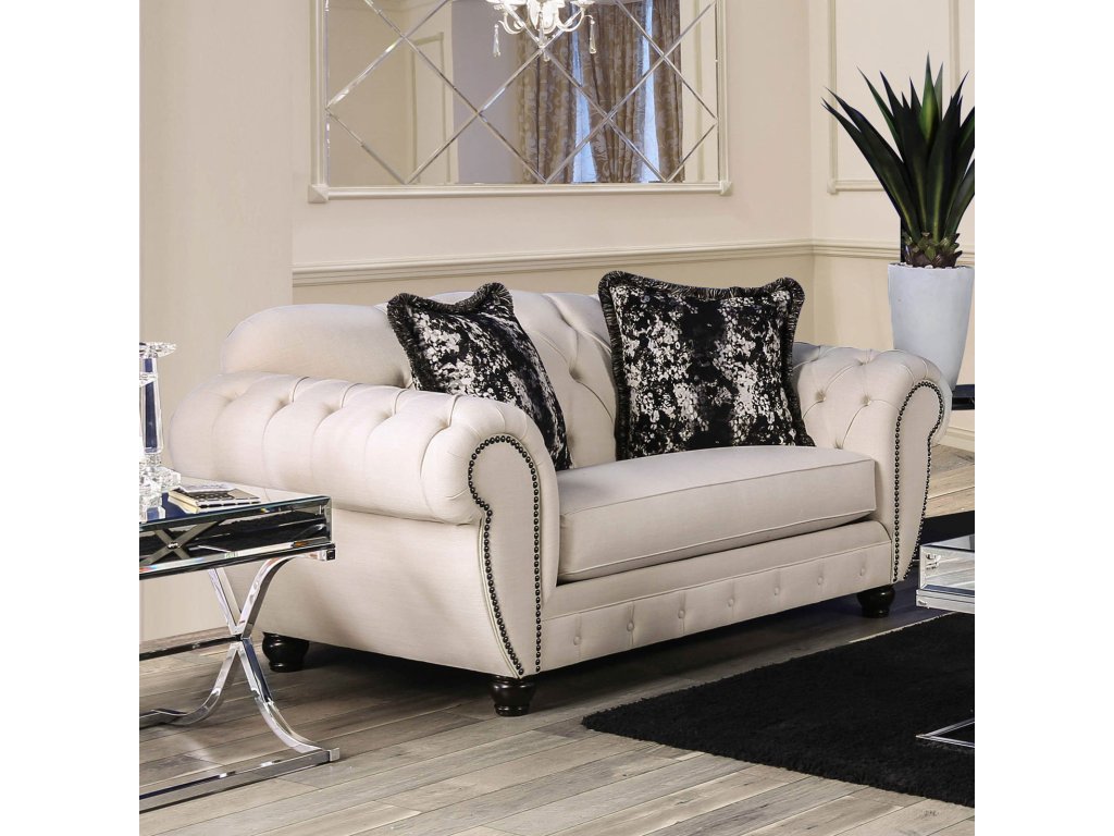 Loveseat, Beige - main image