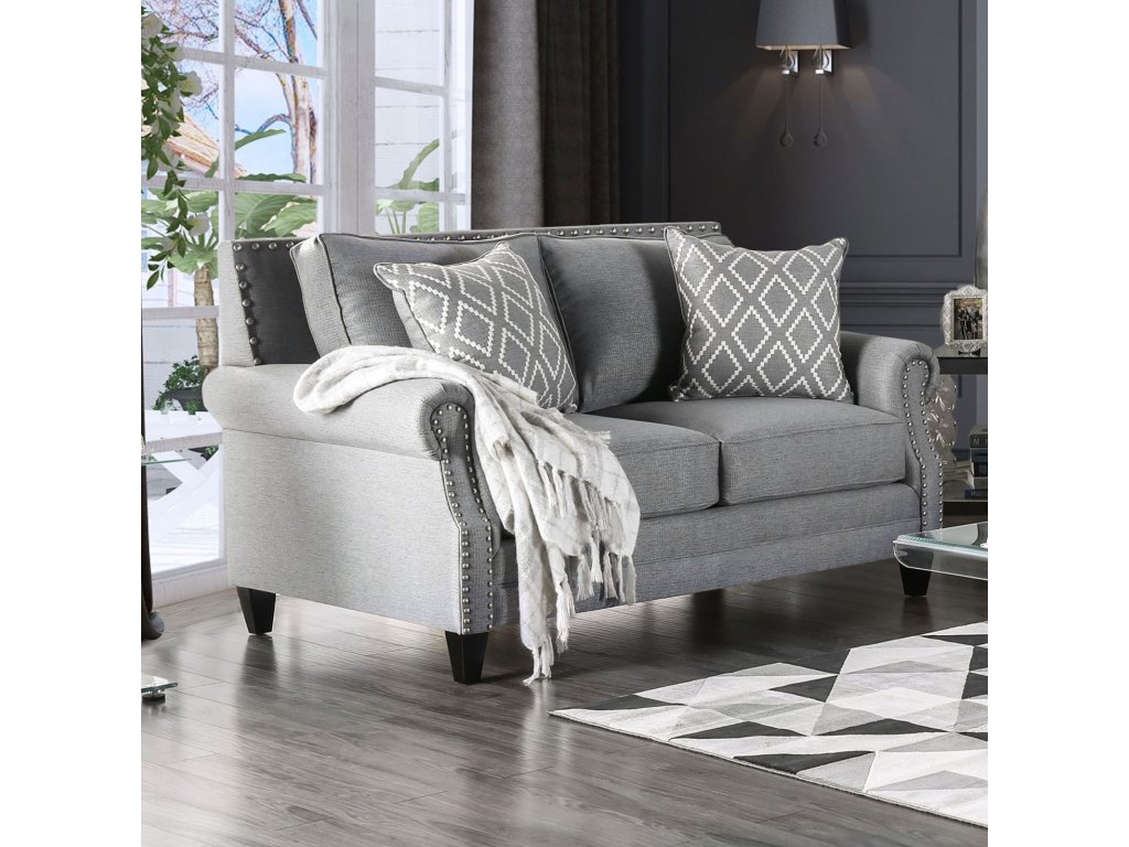 Loveseat, Gray - main image
