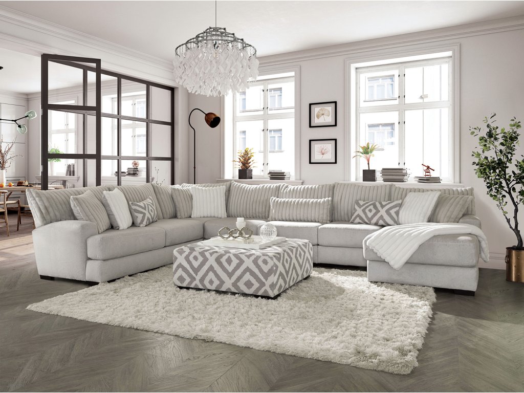 Sectional, Gray - image 1