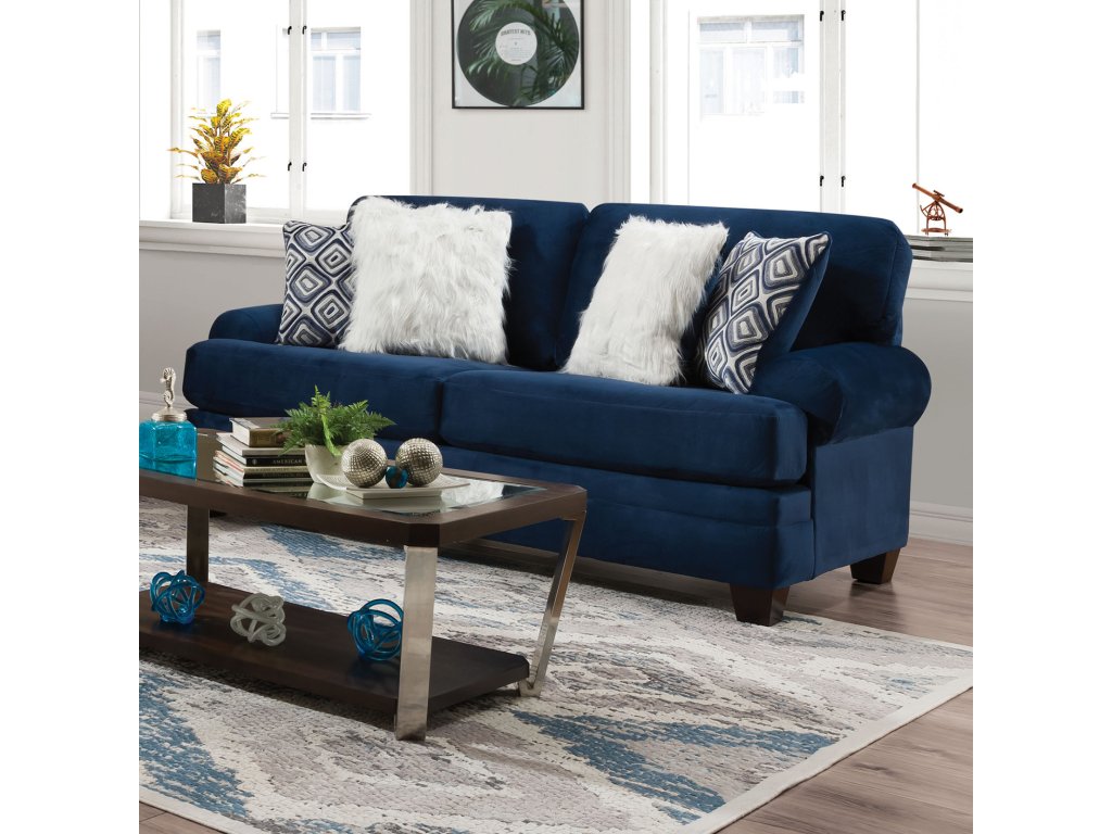 Sofa, Navy - main image