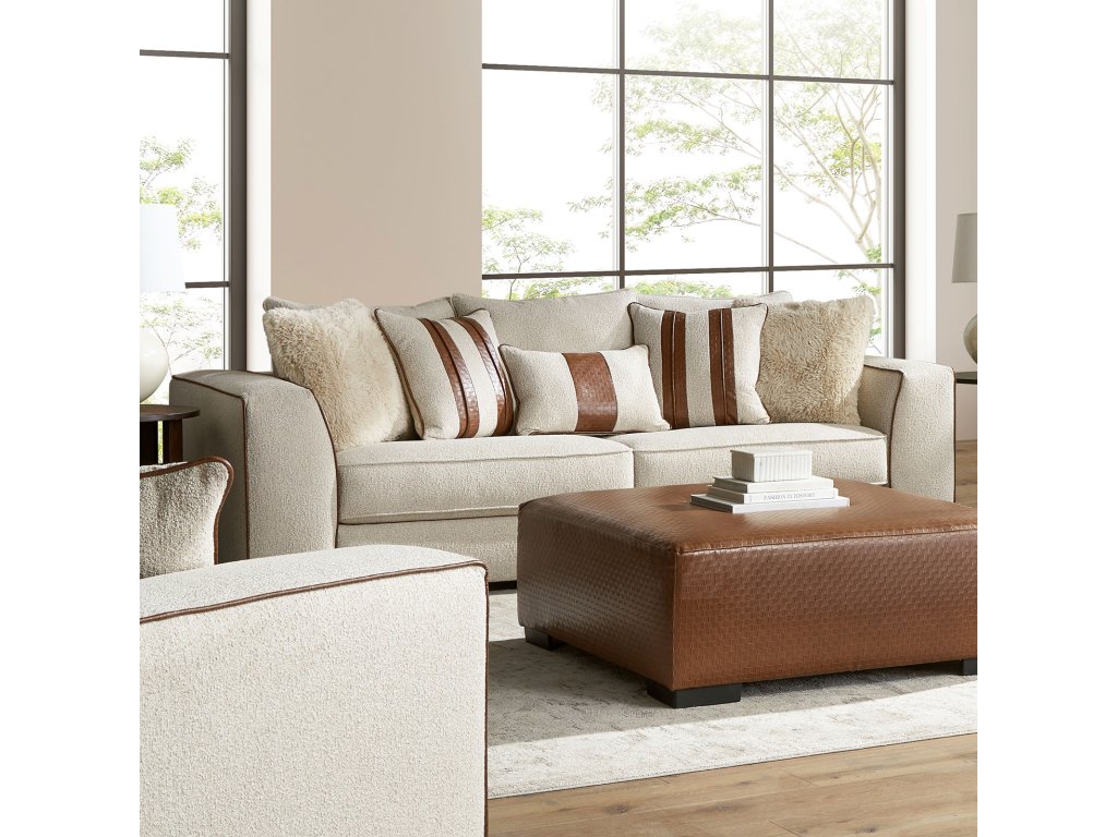 Sofa, Beige/Brown - main image