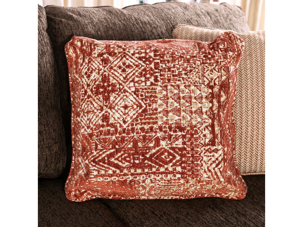 Sectional, Dark Brown/Rust - image 2