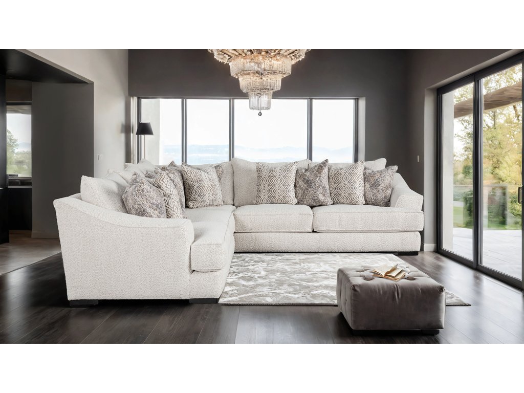 Sectional, Off-White - image 1
