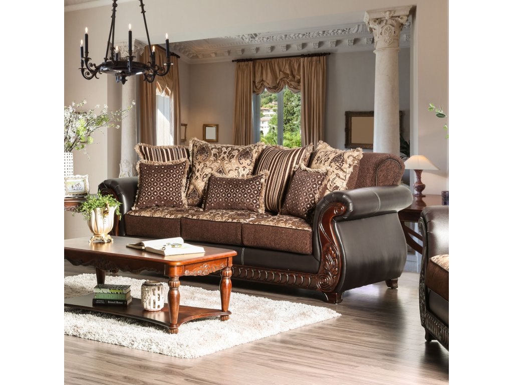 Sofa, Dark Brown - main image