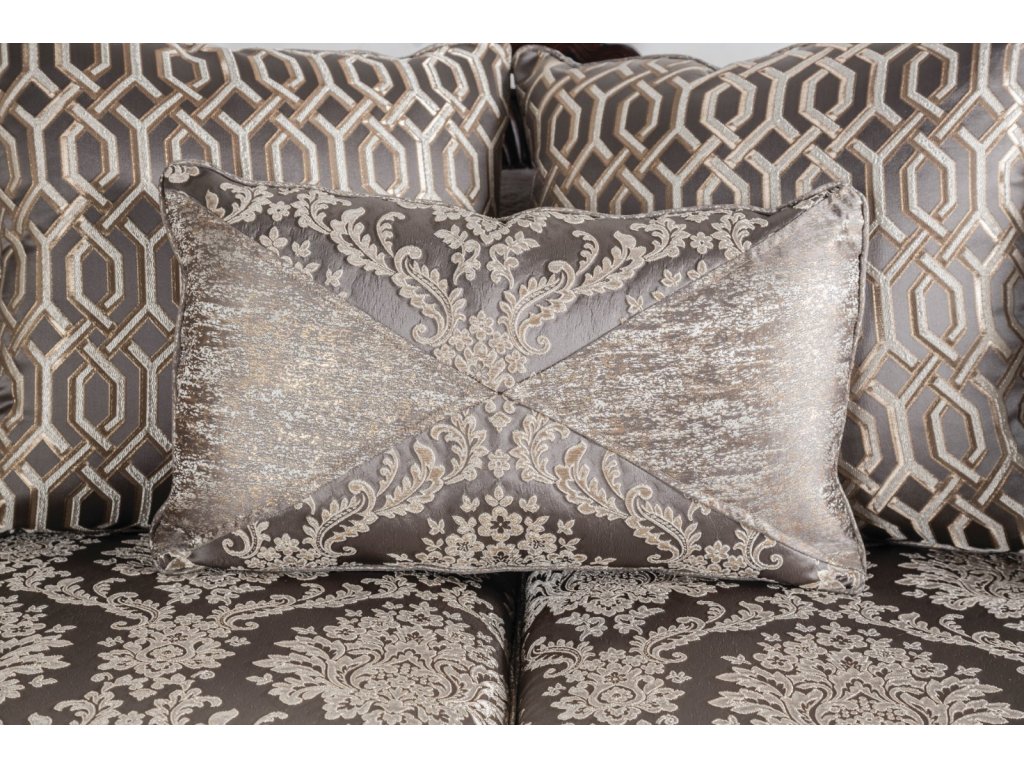 Loveseat, Beige/Dark Cherry - image 5
