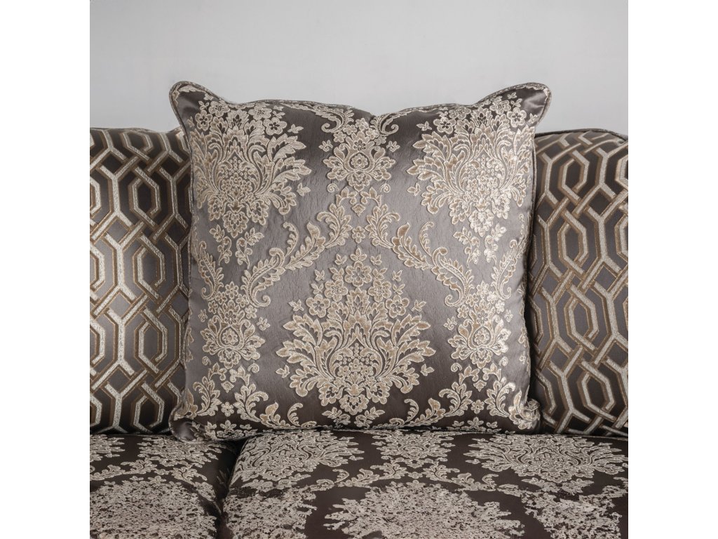 Loveseat, Beige/Dark Cherry - image 6