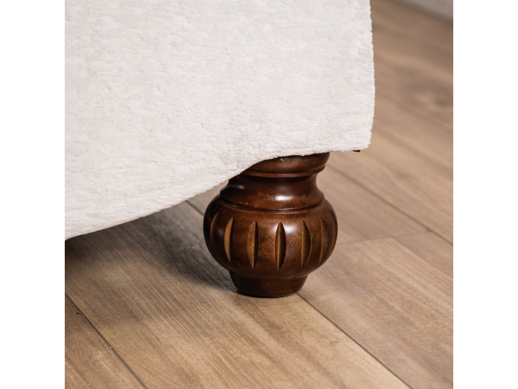 Loveseat, Beige/Dark Cherry - image 7