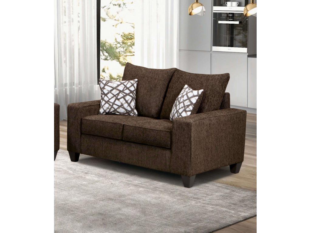 Loveseat, Chocolate - main image
