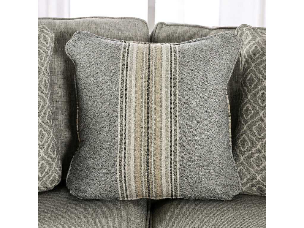 Sofa, Gray/Gold - image 4