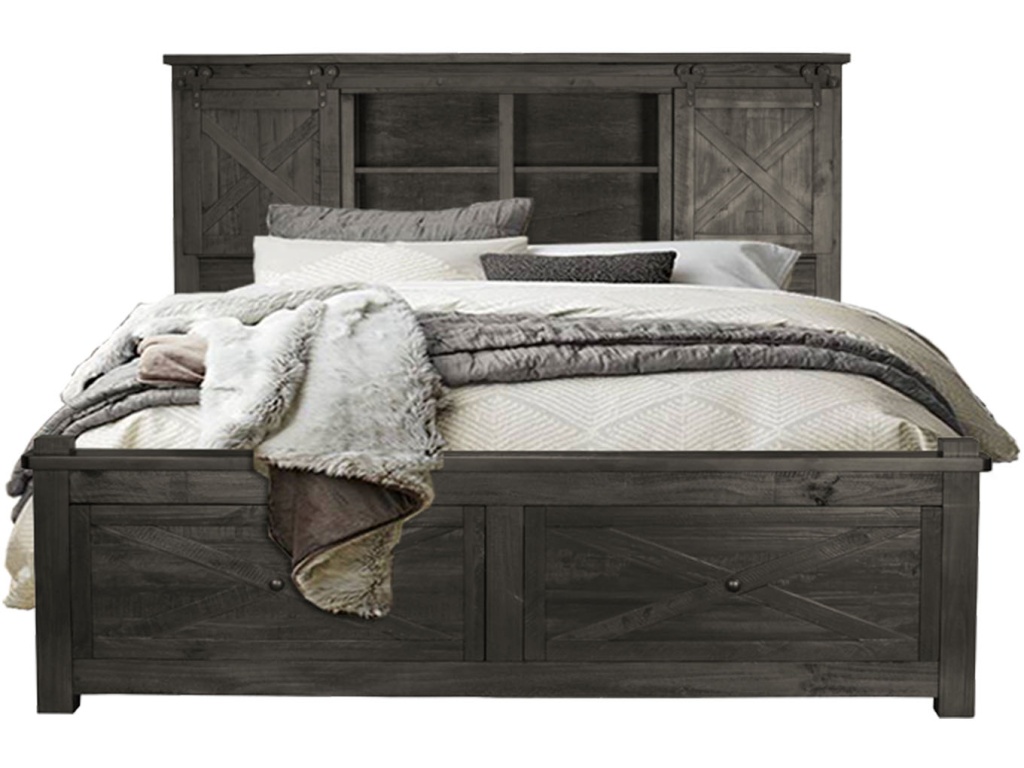 Queen Storage Hdbr W/ Storage Footboard - image 5