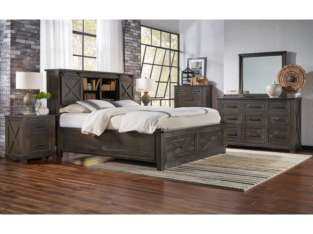 King Storage Hdbr W/ Storage Footboard - image 3