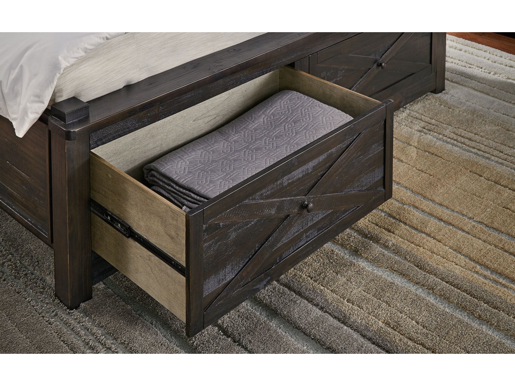 Cal-King Storage Hdbr W/ Storage Footboard - image 2