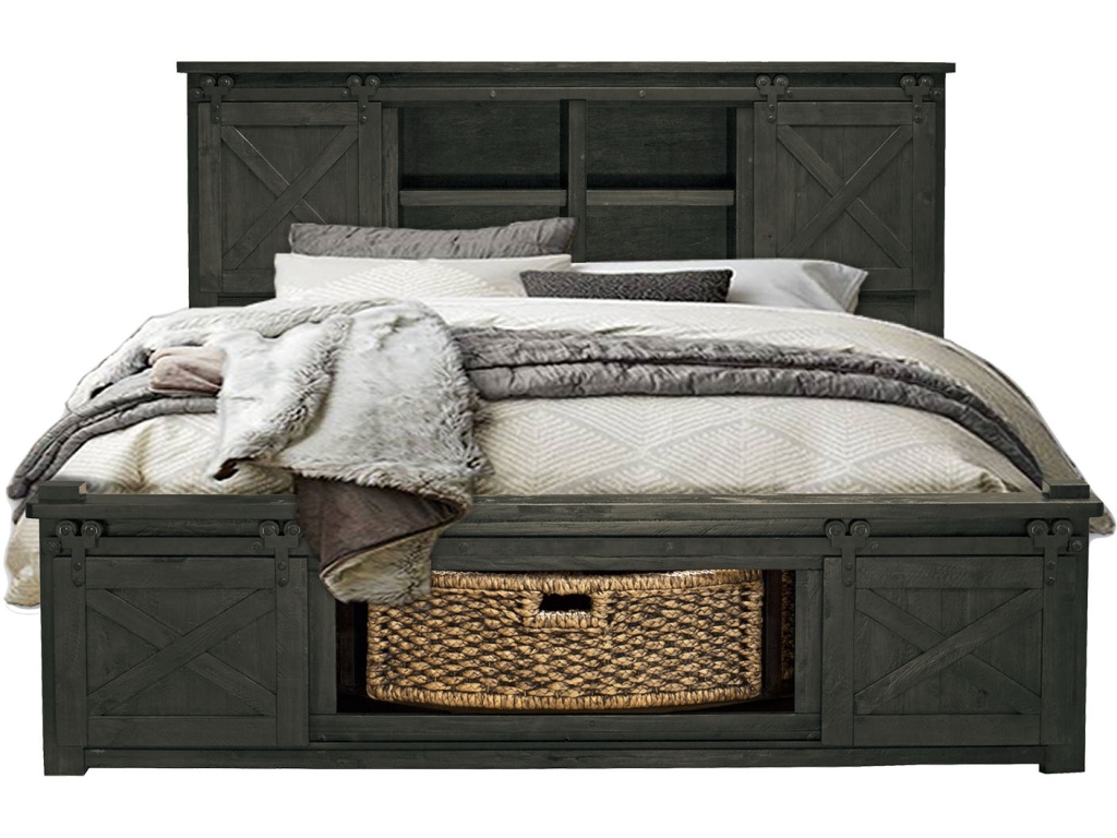 Cal-King Storage Hdbr W/ Rotating Storage - image 5