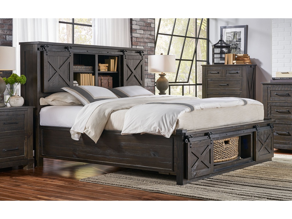 Cal-King Storage Hdbr W/ Rotating Storage - main image