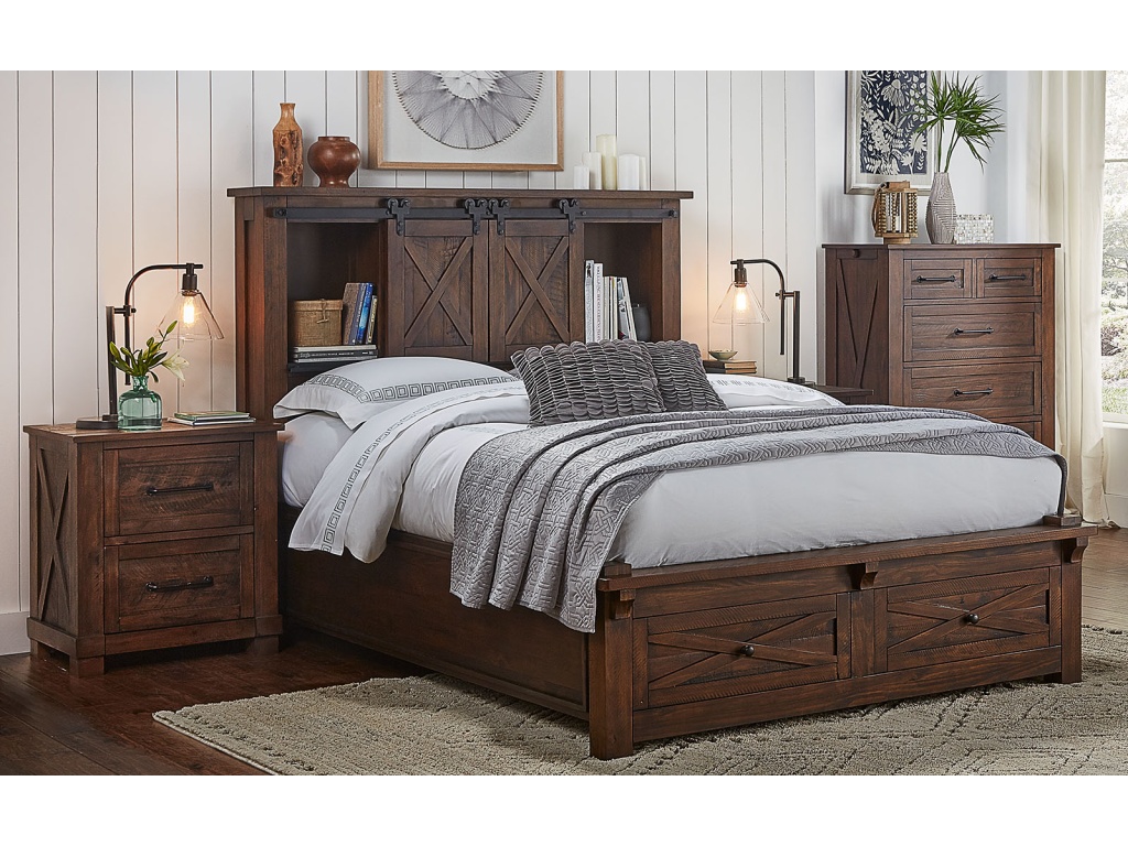 King Storage Hdbr W/ Storage Footboard - main image