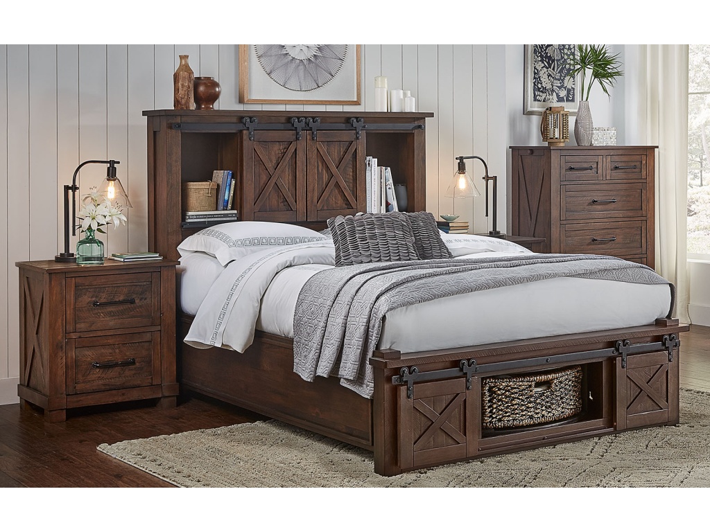 Cal-King Storage Hdbr W/ Rotating Storage - main image