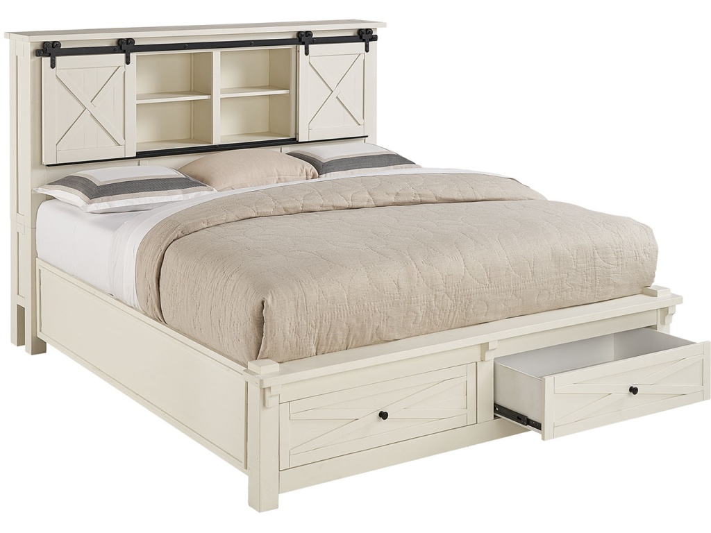 King Bookcase Hdbd W/ Ftbd Storage - image 4
