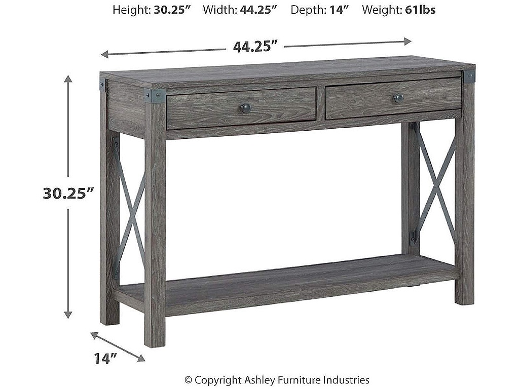 Freedan Lift-top Coffee Table, 2 End Tables and Console - image 14
