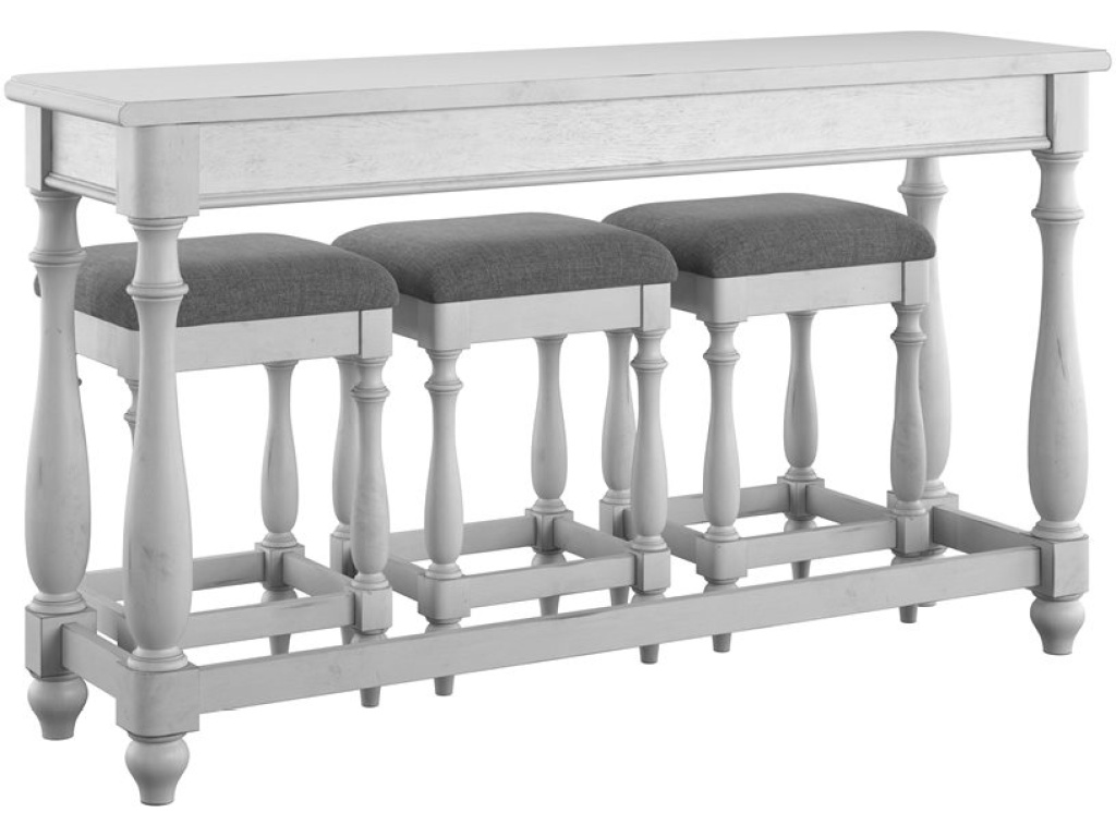 Sofa Table W /  3 Stools - image 3