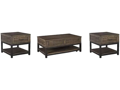 Johurst Lift-top Coffee Table and 2 End Tables